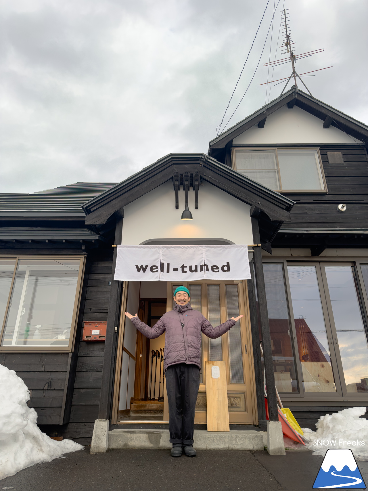 ローカル巡りのシーズン到来！新十津川町そっち岳スキー場でひと滑りしてから、岩見沢市に今月オープンしたスキーハイキング専門店『well-tuned』を訪ねて♪